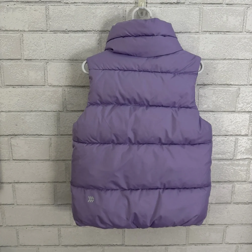ALL IN MOTION Girls Lavender Puffer Vest